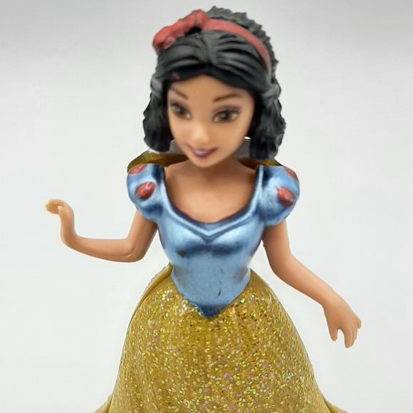 Disney Princess Snow White Magiclip Polly Pocket Doll Dress Magic Clip - Picture 5 of 7